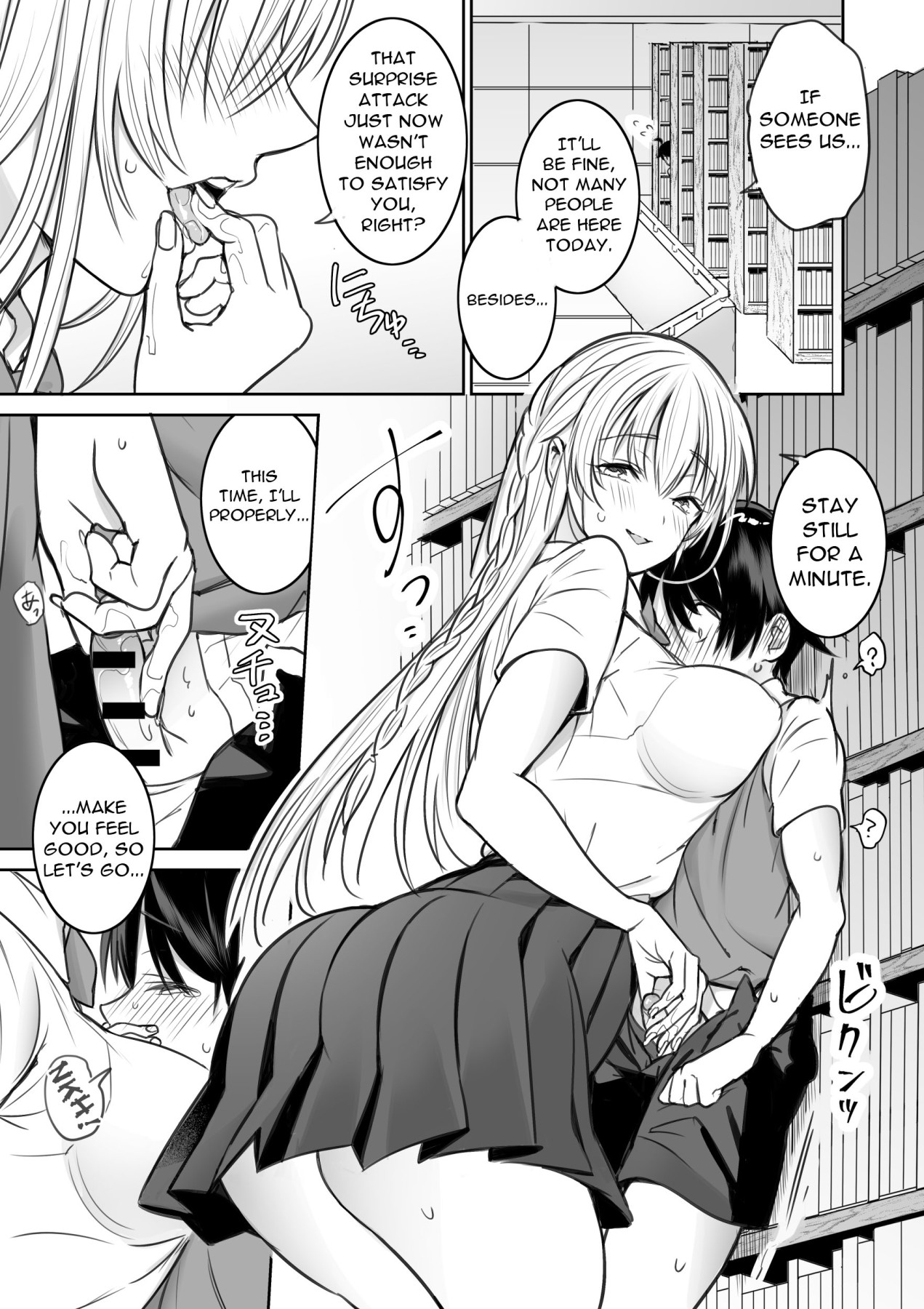 Hentai Manga Comic-A Story About Having Sex With a Girl I Met In The Library-Read-6